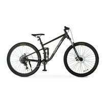 Ozark Trail 29" FS.2 Slalom Full Suspension Mountain Bike, 29" Wheels, Large Frame, Fits Riders 5'10" - 6'2" , Black, Adult, Unisex, Online Only