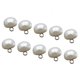 thumbnail image 4 of ColoMX 200 botones de ABS, forma de seta, con forma de cúpula, para coser, globo ocular, bola de animales, ojos de juguete, accesorios de bricolaje (16L = 10,0 MM, blanco), 4 of 7