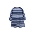 thumbnail image 2 of Bellafa Toldler Girls Cotton Long Sleeve Casual Cartoon Appliques Striped Jersey Dress Kids Tunic Party Dresses With Dog Pocket, 2 of 8