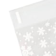 thumbnail image 4 of Bolsa de plástico para dulces de 100 piezas, contenedor adorable para envolver, bolsas de embalaje para galletas con patrón de copos de nieve, Organizadores de utensilios de cocina blanco 7*7cm Bearachild JR1015-00, 4 of 6