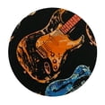 thumbnail image 4 of HAOXIT Round Table Cloth , Electric Guitar Stain Resistance Wrinkle Polyester Circle Table Cover for Home Kitchen Dining Party Camping Pinic Decor 31-35, 4 of 8