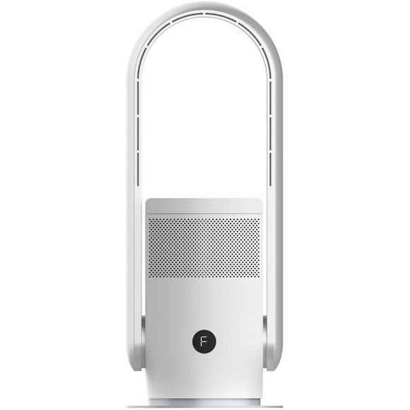 Tabletop Fan - with Built-in Air Purifier + Bladeless, White