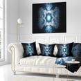 thumbnail image 2 of Designart Cabalistic Clear Blue Texture - Abstract Throw Pillow - 18x18, 2 of 4