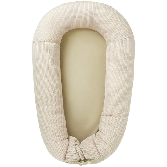 Baby Lounger, Deluxe Infant Lounger, Baby Nest Cover for Baby, Breathable Cotton,  Newborn Essentials for Baby 0-12 Months (khaki)