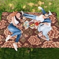 thumbnail image 6 of Extra Large Picnic Beach Blanket Waterproof Sand Proof Portable Outdoor Mat Elegant Large Flower 60x80, 6 of 9