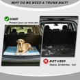thumbnail image 4 of KUIFORTI Christmas Cat SUV Trunk Mat 29" x 39" Durable Polyester Automotive Trunk Protection Mat Easy to Clean Anti-Slip Cargo Liner for Daily Driving & Travel, 4 of 6