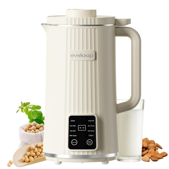 8 in 1 Automatic Nut Milk Maker, 40oz Plant Based Milk Machine for Homemade Almond, Oat, Coconut, Soy Milk & Non-Dairy Beverages with Delay Start/Self-Cleaning/Boil Water