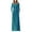Acid Blue, variant on Women Short/Long Sleeve Loose Plain Maxi Dresses Casual Long Dresses with Pockets