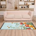 thumbnail image 2 of Yayeee Runner Rug for Bedroom 2'x6' Machine Washable Hallway Non Slip Mat, Colorful Tomatoes, 2 of 8
