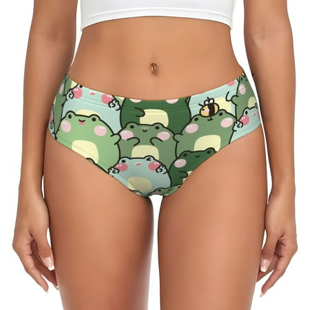 Womens Underwear - shy frog No Show Seamless Underwear for Women  Soft Stretch Womens Panties  Hipster Ladies Panties Bikini Underwear Briefs