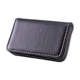thumbnail image 1 of Genuine Leather Business Card Holder Case, Professional Desktop & Pocket Card Box, Slim Multi-Card Organizer for Men & Women, 1 of 8