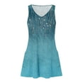 thumbnail image 4 of Vestidos de Verano con Cuello en V para Mujeres 2025 Casual con Bolsillos Boho Beach Camisetas Vestido Tanque Suelto, 4 of 7