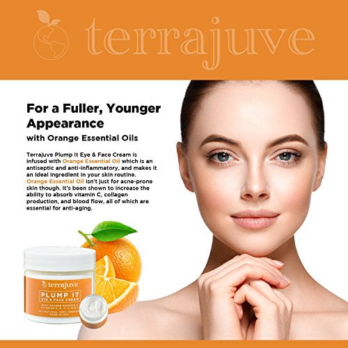 Terrajuve Plump It Eye & Face Cream Natural, Organic, Made in USA