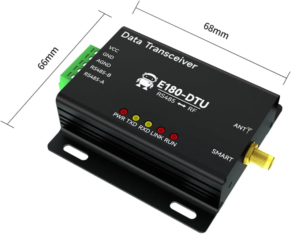 EFR32MG1B 2.4G Zigbee 3.0 Wireless Data Transmisson Station E180-DTU(Z20-485) RS485 20dbm SMA-K Network Self- Healing Low Power