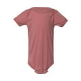 thumbnail image 2 of BELLA + CANVAS Baby Triblend Short Sleeve One Piece 134B - Mauve Triblend Size 6/12, 2 of 3