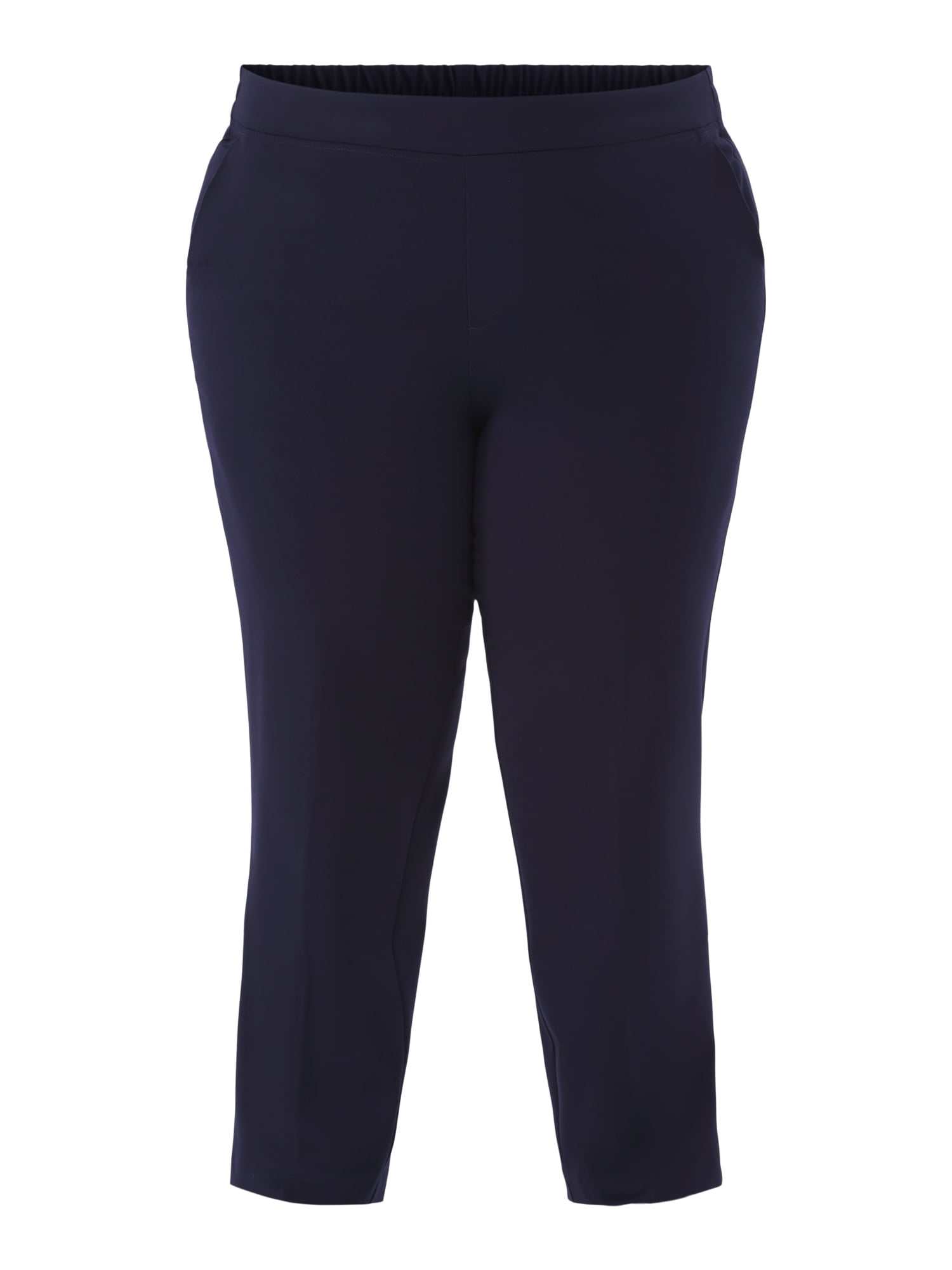 Just My Size by Hanes Women's Plus Tummy Control Dress Pants, Sizes 0X-4X, Regular & Petite