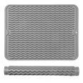thumbnail image 1 of Tapete de silicona para secar platos para encimera de cocina, tapete de secado de silicona de grado alimenticio ecológico, tapete para platos resistente al calor fácil de limpiar, 1 of 5