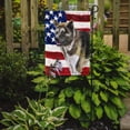 thumbnail image 2 of Carolines Treasures BB9669GF American Akita Patriotic Flag Garden Size  Small multicolor, 2 of 3