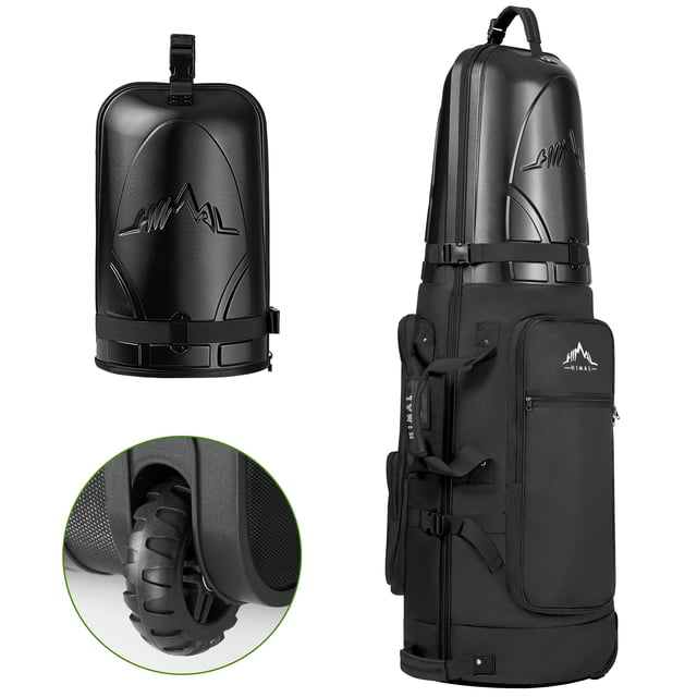 Bolsa de viaje de golf UNIHIMAL con funda rígida en la parte superior 1680D Oxford