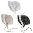 thumbnail image 1 of Bonita gorra de parto para niña, de algodón suave, para recién nacidas, para niñas de 3 a 6 meses, talla S, 1 of 5
