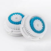 TreatMe100 Deep Pore Facial Cleansing Brush Heads Compatible with Clarisonic Mia 2 Pro, 2 Pack