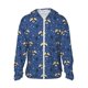 thumbnail image 1 of Fotbe Raccoon blue point Chaqueta con Protección Solar UPF 50+ para Hombre y Mujer, Camisa con Capucha y Bolsillos-Large, 1 of 7