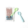 thumbnail image 2 of Silicone Training Spoon Set Aqua + Key Lime, 2 of 2