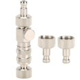 thumbnail image 2 of Laiton, Robuste, 3pcs, Raccord d'Aérographe, Connecteur d'Aérographe, pour Compresseur d'Air, Tuyau d'Aérographe,, 2 of 8