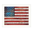 thumbnail image 1 of TrendyDecor4U MA1126-712W "Annonce d'Allégeance" par Marla Rae Imprimé Encadré Art Mural, 1 of 3