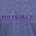 thumbnail image 3 of CafePress - Phi Sigma Pi Purple Wordmark T Shirt - Mens Tri-blend T-Shirt, 3 of 4