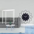 thumbnail image 2 of Juego De Mesa Auxiliar De Acrílico Y Reloj De Pared Con Forma De Flor Para Espacios Pequeños, Decoración Moderna Para El Hogar, La Sala De Estar, El Dormitorio, El Baño Y La Cafetería., 2 of 8
