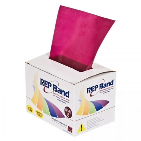 REP latex-free-exercise band, plum, 6 yard