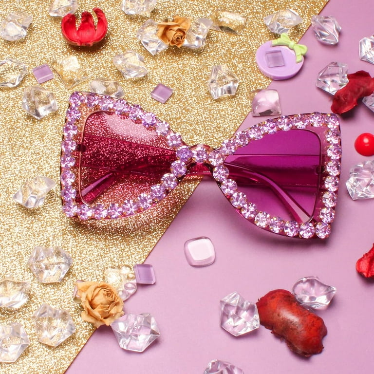 Bling Bedazzled Rhinestone Sunglasses for Women Sparkly  display picture 3