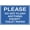 Warning Sign 2, variant on Please Do Not Feed The Seagulls No Matter What They Say Reflective Aluminum Sign - 8"x12", UV Protected, Waterproof, 4 Pre-Drilled Holes - Beach, Lakefront, Pier, Coastal Park