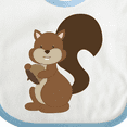 thumbnail image 4 of Inktastic Squirrel Boys or Girls Baby Bib, 4 of 4