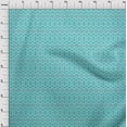 thumbnail image 3 of oneOone Tissu en Coton et Soie Chevron & Triangle Géométrique Imprimé 1 Yard 42 Pouces de Large, 3 of 4
