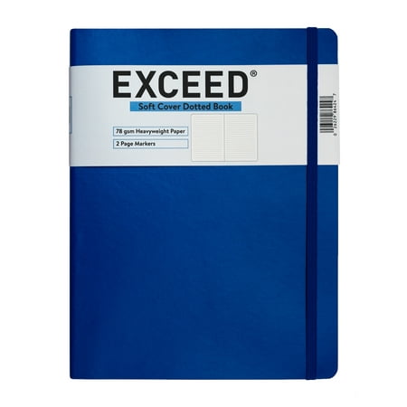 Exceed Large Dot Journal, Blue, 96 Sheets, 78 GSM