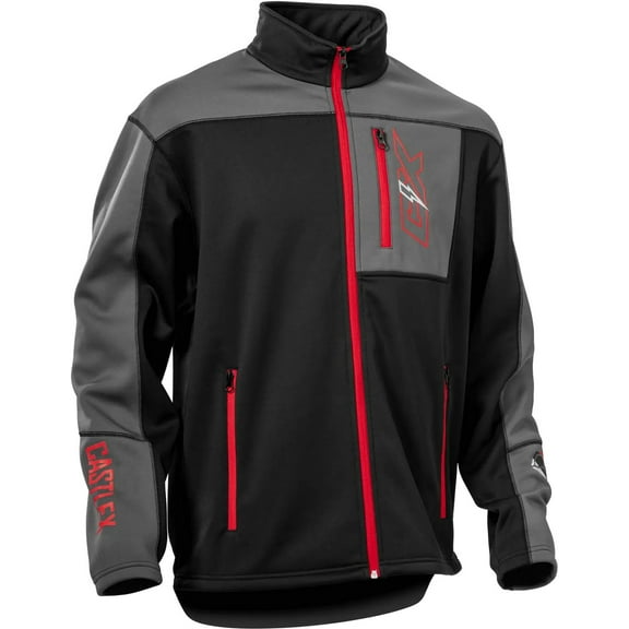 Castle X Fusion G5 Mens Mid-Layer Jacket Red/Black/Charcoal XL