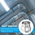 thumbnail image 4 of Unique Bargains 10 Inch to 8 Inch Round Duct Reducer, Galvanized Steel Adapter Pipe Fitting, Silver Tone, 4 of 5