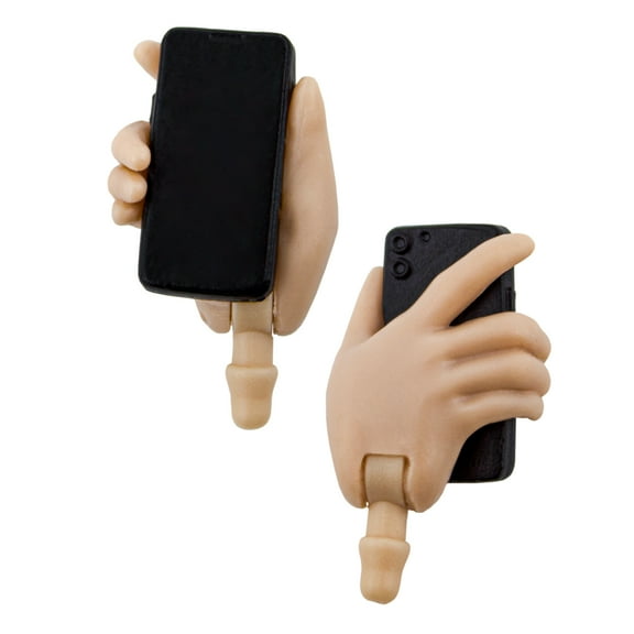 Cell Phone Accessory Hand for Figures Toy Company Ultimate 6.5 Inch Larger Male Figures [Black Phone]