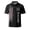 Black, variant on MuXiKeJi Clothes Men's 250Th Anniversary National Flag Print Casual Waffle Fabric Polo Shirt Cross Patriotic Tee