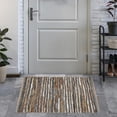 thumbnail image 7 of Hand-Woven Amara Leather and Cotton Area Rug, 7 of 7