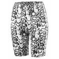 thumbnail image 2 of A2Y Women's Brushed Microfiber Snakeskin Print Biker Shorts Tan Black2 3XL, 2 of 3