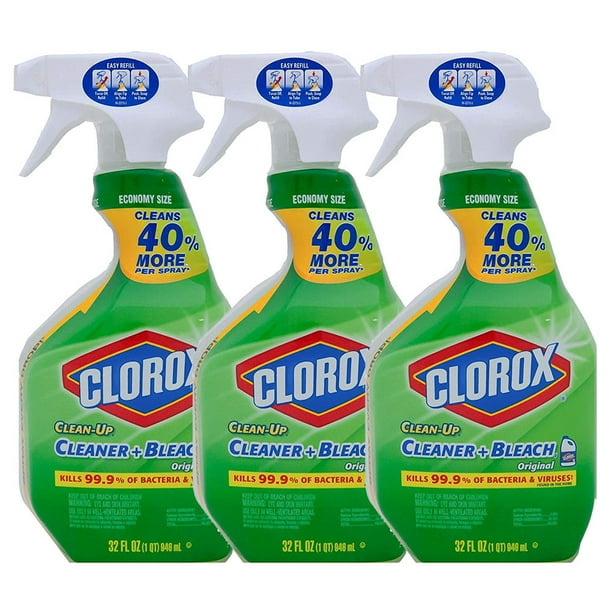 Clorox CleanUp Cleaner Spray with Bleach, 32 fl. oz. (946 ml) (Pack of