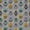 Gray Cartoon Robot Pattern, variant on FORMRS 1-Subject Spiral Notebook 8" x 5" College Ruled 60 Refillable Sheet A5 Hard Cover, Green Floral Horses Pattern