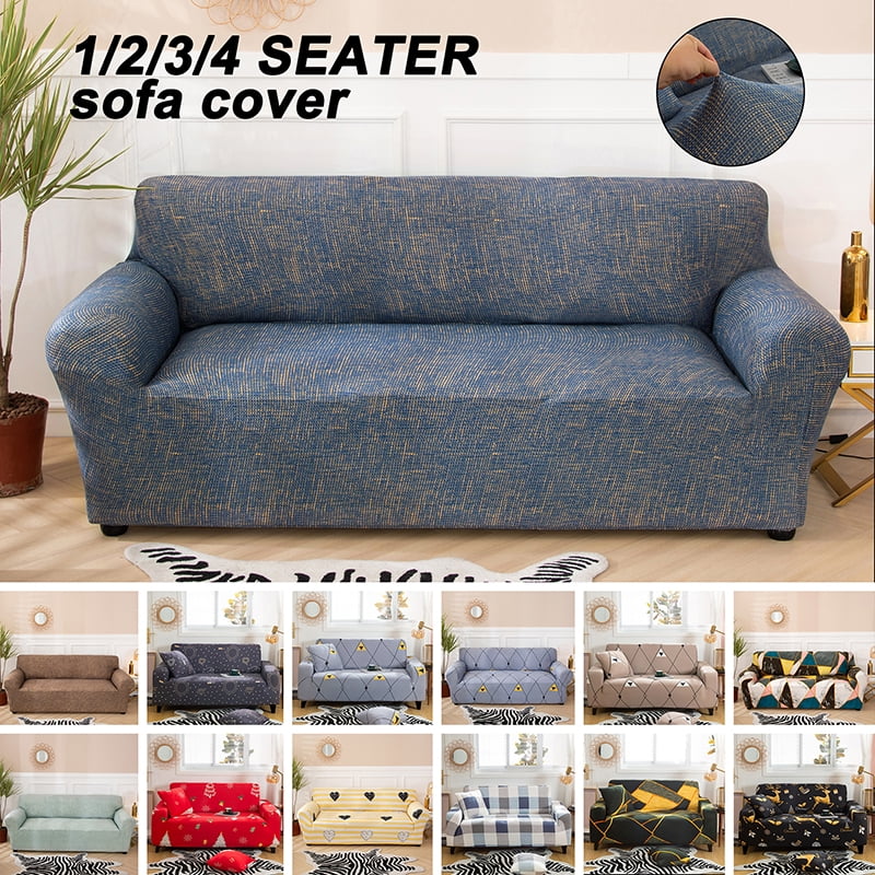 Details about   1~4 Seater Stretch Sofa Couch Cover Slipcover Chair Protector Comfortable New 