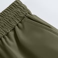 thumbnail image 4 of Men's Lightweight Cargo Pants Solid Color Straight Leg Casual Sports Hiking Pants With Multi Pockets Elastic Waist Casual Loose Jogger Trousers, 4 of 8