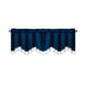 thumbnail image 2 of Cortinas con flecos y ribete de borlas | Elegantes cortinas cortas para dormitorio y sala de estar | Panel individual de 132 x 45 cm | Rojo, gris, azul y amarillo, 2 of 6