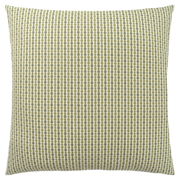 PILLOW - 18"X 18" / LIGHT / DARK GREEN ABSTRACT DOT / 1PC