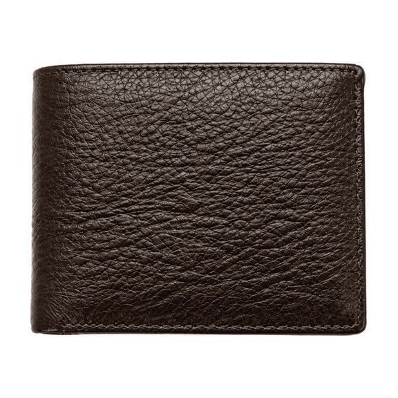 Rasutakshvi - Men's Genuine Leather Brown Bi-Fold Wallet – Slim Design with Multiple Card Slots, Cash Compartment & ID Holder
